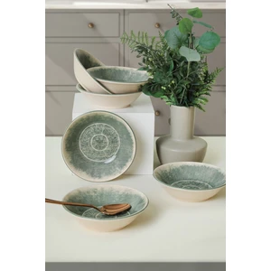 Maya Hitit Yemek Tabağı 18 cm 6 Adet - 20790