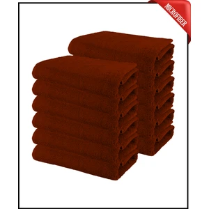 12 Adet Büyük Boy Mikrofiber 50 x 90 cm , Fitness Havlusu , Spor Havlusu , Boya Tutmaz Kuaför Havlusu