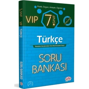 Editör 7. Sınıf Vıp Türkçe Soru Bankası
