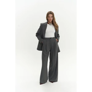 Jessical Çizgili Füme Pantolon