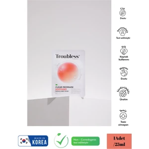 Akne & Sivilcee ve Kızarıklıkk Karşıtı Doğal Liflerden Üretilmiş Yüz Maskesi 1 ADET/25ML