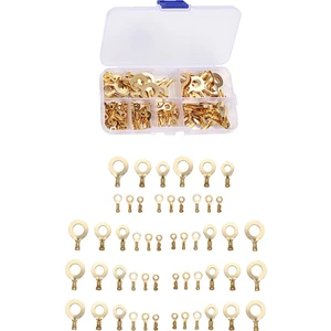 150 Adet M3/M4/M5/M6/M8/M10 Halka Pabuçlar Halka Gözler Bakır Sıkma Terminalleri Kablo Dıy Çeşitliliği Kiti (Yurt Dışından)