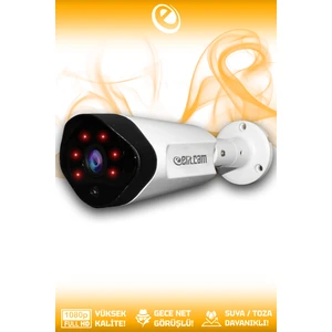 1 Uzay Kamera Bullet Dış Mekan Full HD Gece Görüşlü Irled Kameralı AHD Güvenlik Kamerası