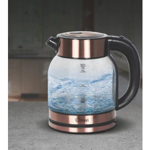 KK-3333 Çelik Tabanlı Cam Su Isıtıcı Kettle
