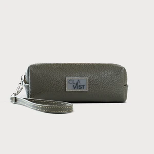 Minimalist Kalem ve Aksesuar Çantası  Yeşil