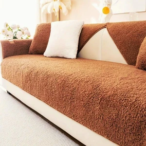 Teddy Kıvırck Peluş Üç Kişilik Koltuk Örtüsü Oturma Alanı Sadece ( 1ADET ) Ölçüm  75 x 190 cm