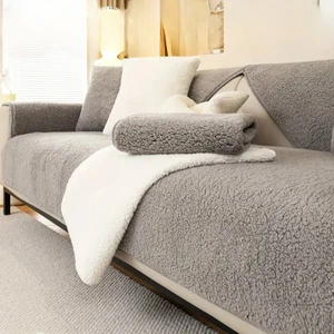 Teddy Kıvırck Peluş Üç Kişilik Koltuk Örtüsü Oturma Alanı Sadece ( 1ADET ) Ölçüm  75 x 190 cm