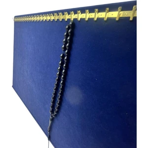 Megass Dekor Yerli Üretim Metal Malzeme Sarı Renk Bir Metre Tesbih & Takı Sergileme Askısı