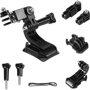 Gopro Hero 5 3 4 Xiaomi Yi 4K Sjcam SJ4000 Göğüs Kemeri Taban Montajı Go Pro Kask Kitleri Için Aksiyon Kamera Aksesuarları Seti (Yurt Dışından)