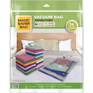Magic Saver Bag 3’lü Vakumlu Poşet Seti