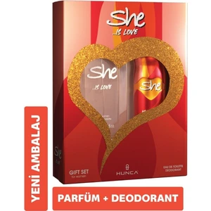 SHE Love Kadın Parfüm Seti 50 ml EDT + 150 ml Deodorant