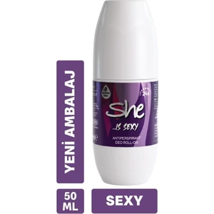 Sexy Kadın Roll-On Deodorant 50 ml Kalıcı Floral Koku ile Ter Kokusuna Karşı Etkili