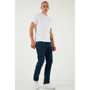 Streç Pamuklu Regular Fit Normal Bel Boru Paça Jeans Erkek Kot Pantolon 2201S51PARMA