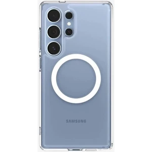 Galaxy S25 Ultra ile Uyumlu ince Kılıf Crystal Hybrid Sararma Karşıtı DuraClear™ Hava Kanalı Teknolojisi™ Askeri Sınıf Koruma MagFit özellikli Clear White Şeffaf Kapak - ACS08911
