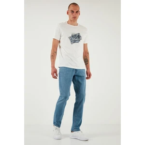 Streç Pamuklu Regular Fit Normal Bel Boru Paça Jeans Erkek Kot Pantolon 2201S511PARMA