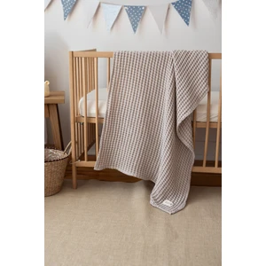 %100 Pamuk Waffle Bebek Pike Örtüsü