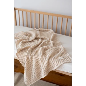 %100 Pamuk Waffle Bebek Pike Örtüsü