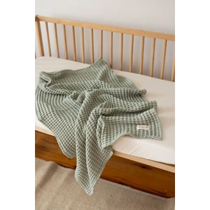 %100 Pamuk Waffle Bebek Pike Örtüsü