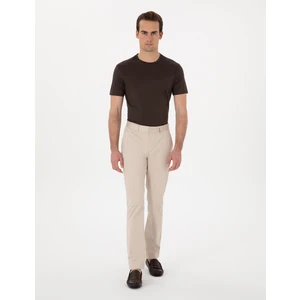 Pierre Cardin Erkek Bej Regular Fit Basic Kanvas Pantolon 50305473-VR011