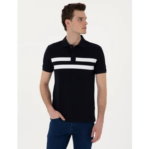 Pierre Cardin Erkek Lacivert Slim Fit Tişört 50310154-VR033