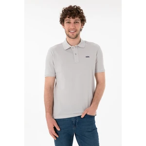 U.S. Polo Assn. Erkek Açık Gri Tişört Basic 50306007-VR001