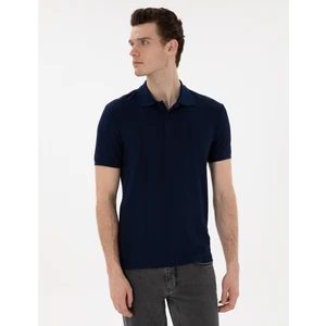 Pierre Cardin Erkek Lacivert Slim Fit Polo Yaka Tişört 50310233-VR033