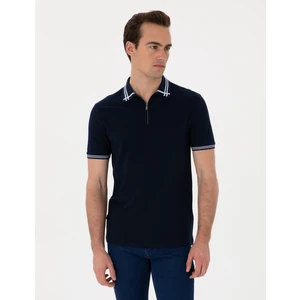 Pierre Cardin Erkek Lacivert Slim Fit Tişört 50302607-VR033