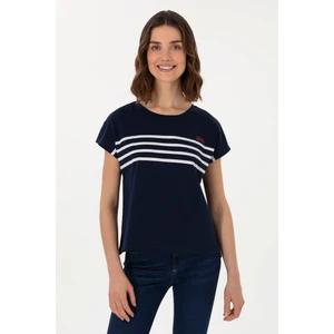 U.S. Polo Assn. Kadın Lacivert Tişört 50305823-VR033