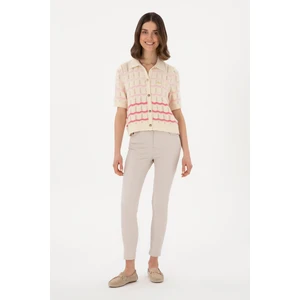 U.s. Polo Assn. Kadın Bej Pantolon (Kanvas-Chino) 50309087-VR011