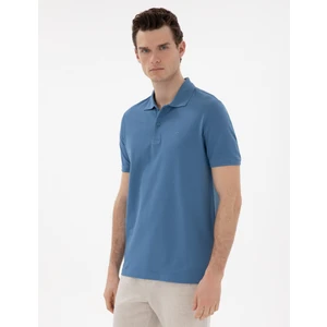 Pierre Cardin Erkek Koyu Mavi Regular Fit %100 Pamuk Polo Yaka Basic Tişört 50306449-VR032