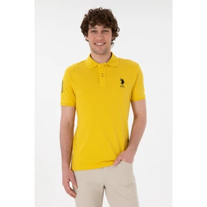U.S. Polo Assn. Erkek Koyu Sarı Tişört Basic 50305929-VR094