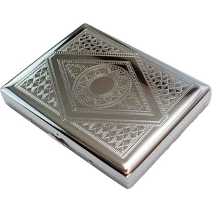 Als Metal Uzun Sigara Tabakası | 20 Sigara Kapasiteli Metal Tasarım | Dayanıklı ve Şık Sigara Kutusu