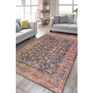 Çam Halı Siesta Vintage 32-041 Etnik Eskitme Desenli Dokuma Tabanlı Yıkanabilir Şönil Salon ve Oda Halısı