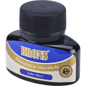 Brons Dolmakalem Mürekkebi 35 Cc. Mavi