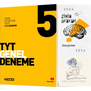 Hız Yayınları  Tyt 5li Genel Deneme+Zihin DENEME-SK62