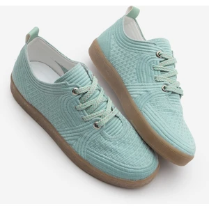 Kadın Sneaker Işlemeli Nakışlı Renkli Bağcıklı Spor Ayakkabı Valgin
