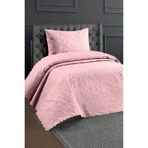 Kapitoneli Tek Kişilik Yatak Örtüsü Çift Taraflı Yastıklı