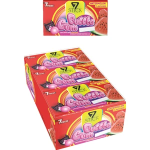 7 Stick Şekerli 7li Karpuz Aromalı Sakız 14,5gr (24 Adet)