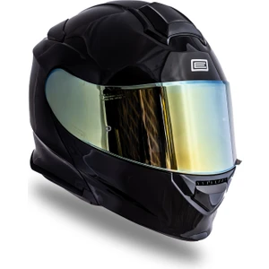 Delta Basic Parlak Siyah Çene Açılır Kask