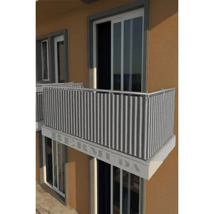 Markahil Balkon Demiri Perdesi Korkuluk Perdesi Her Ölçüde En x Boy Özel Dikim