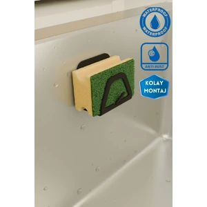 Banyo Mutfak Sünger Bez Tutucu Askılık Çok Amaçlı Çelik Paslanmaz Kendiliğinden Yapışkanlı
