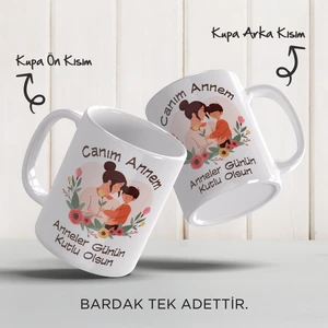 Yelkovan Tasarım Anneler Günü Hediyesi Kişiye Özel Porselen Kupa Bardak