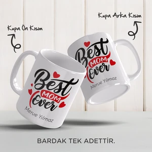 Yelkovan Tasarım Anneler Günü Hediyesi Kişiye Özel Porselen Kupa Bardak