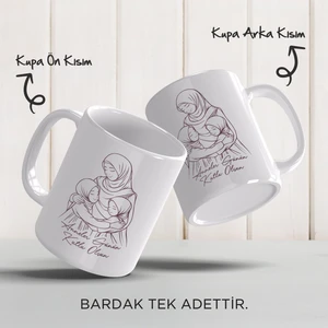 Yelkovan Tasarım Anneler Günü Hediyesi Kişiye Özel Porselen Kupa Bardak