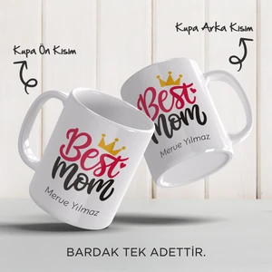 Yelkovan Tasarım Anneler Günü Hediyesi Kişiye Özel Porselen Kupa Bardak