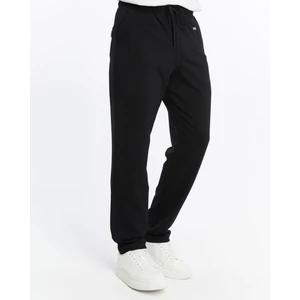 Erkek Siyah Cepli Düz Paça Arka Cepli Eşofman ALT-P490