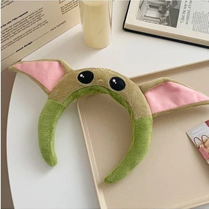Luxury Star Wars The Child Baby Yoda Kulakları Saç Bandı Taç Saç Tokası 1 Adet