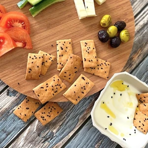 Glutensiz Karabuğday&kırmızı Mercimekli Zeytinyğ. Kraker (85GR)(GLUTENSIZ/LAKTOZSUZ/VEGAN)