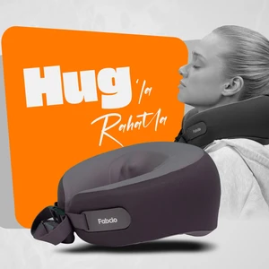 Hug Isıtmalı Omuz ve Boyun Yoğurmalı Taşınabilir Ofis/Ev/Seyahat Shiatsu Masaj Yastığı