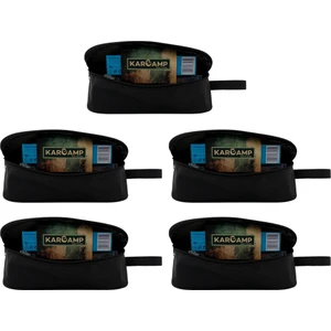 Tıraş Çantası Aksesuar Çantası Asker Çantası Makyaj Çantası Kalemlik 5'li - Siyah